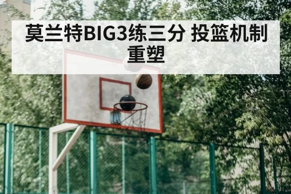 莫兰特BIG3练三分 投篮机制重塑